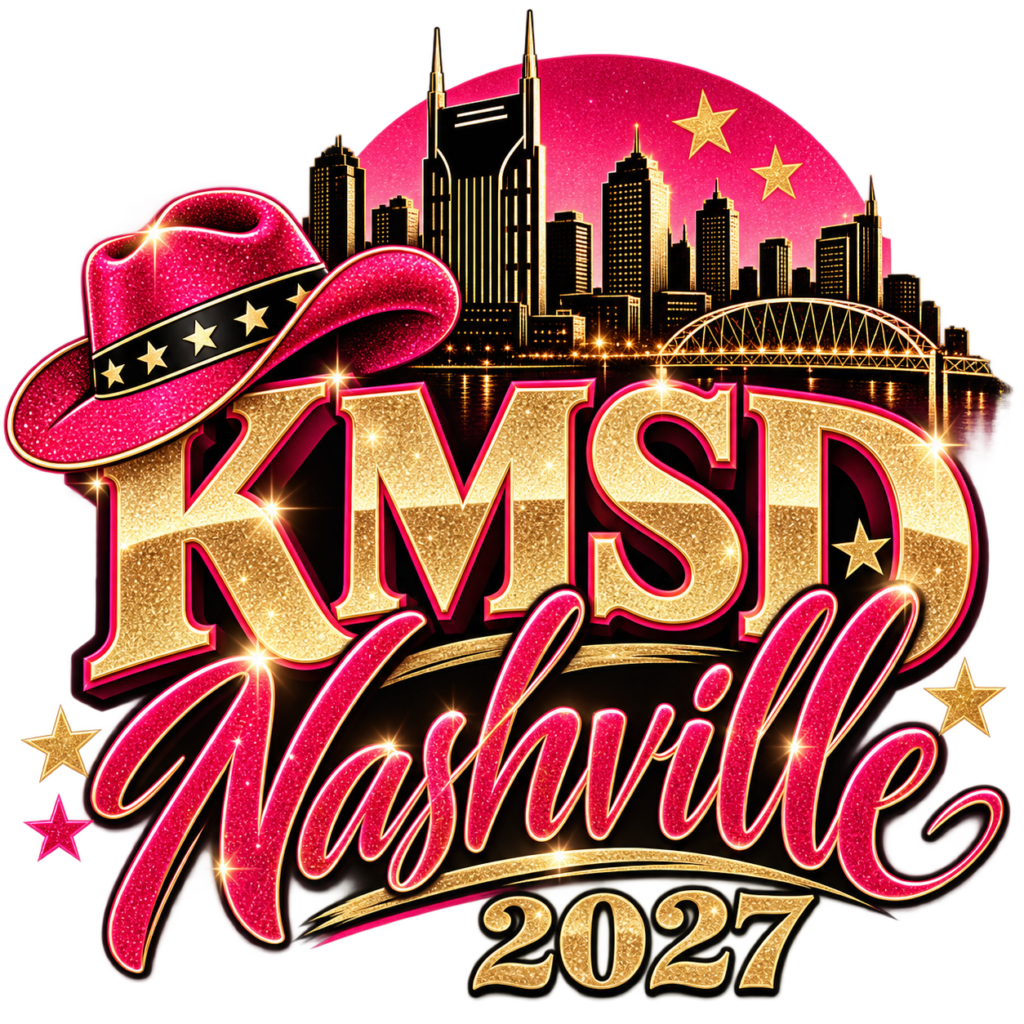 Glittery Nashville Skyline Emblem 2027